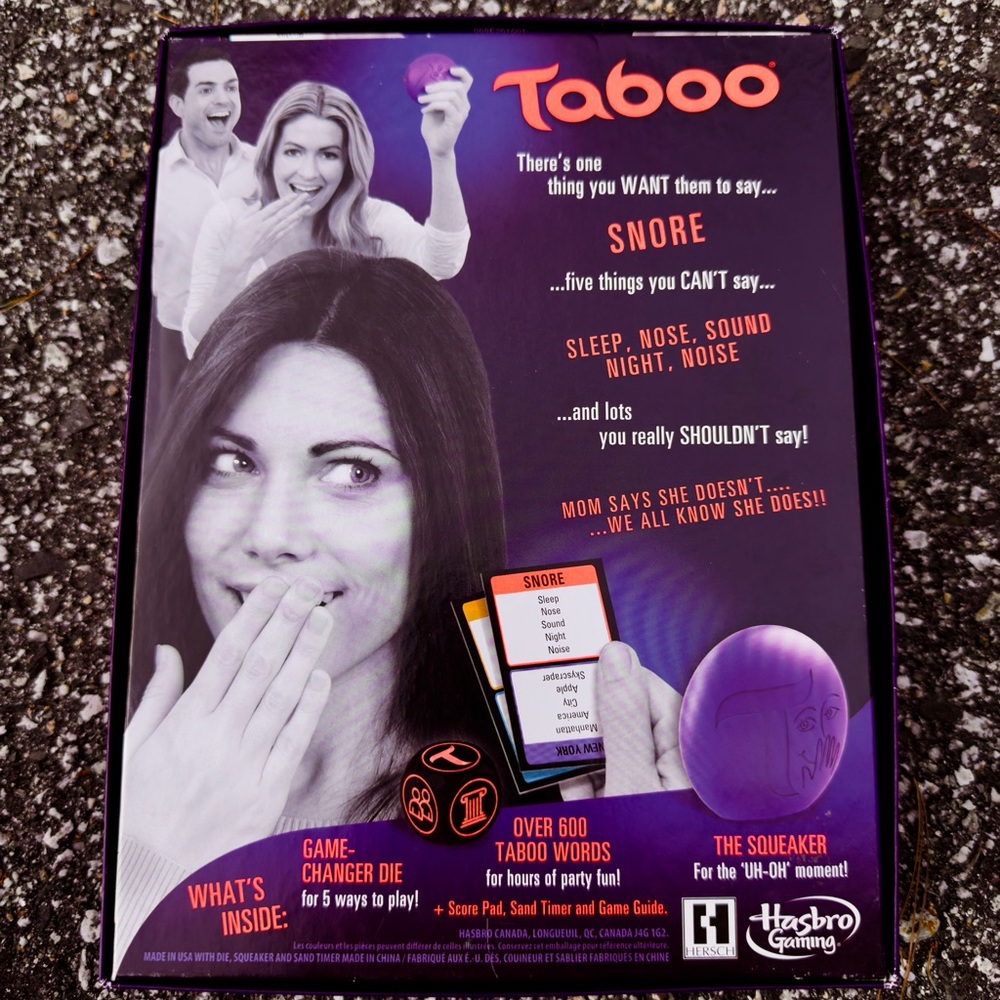 Hasbro Taboo Game - Blue and Orange - Picture 3 of 3